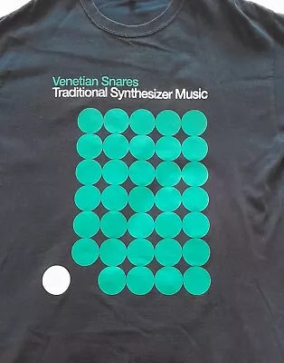 Buy Venetian Snares Traditional Synthesiser Music T-shirt Planet.mu Warp Rephlex Afx • 30£