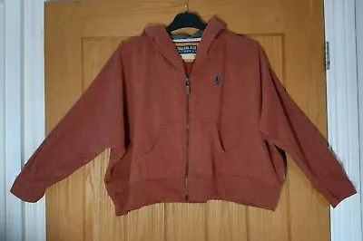 Buy SOULCAL & CO Brick Red Oversized Zipped Cropped Hoodie Size 12 • 9.50£