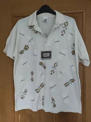 Buy Mens Game Clothing Safari  Short Sleeve Polo Shirt -South Africa. Size M. Cotton • 5.99£