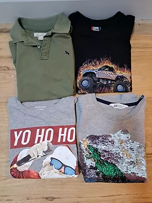 Buy Boys T Shirts Bundle Age 8-10 Hot Wheels, Polo, Sequence And Christmas  • 1.99£