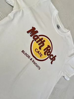 Buy Math Rock Cafe - Hard Rock Cafe Parody - T-Shirt White SIZE M • 10£