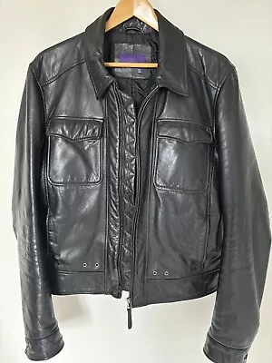 Buy Zara Men’s Real Leather Jacket, Size L • 3.31£