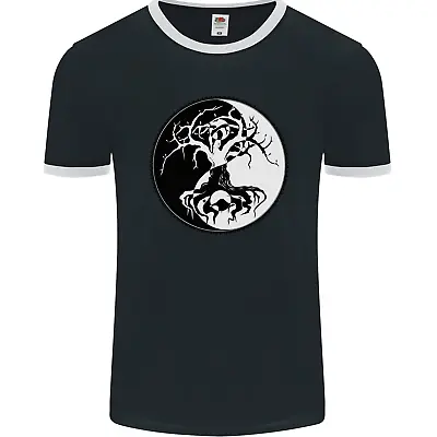 Buy Yggdrasil Tree Mens Ringer T-Shirt FotL • 11.99£
