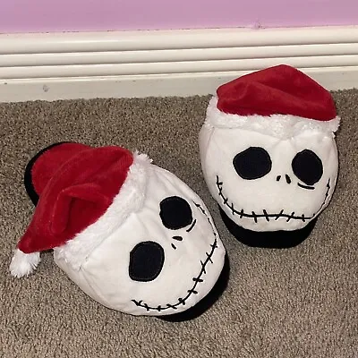 Buy Kids Childs Slippers Jack Skellington Nightmare Before Christmas  Goth Gothic • 7.87£