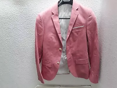 Buy Men's Pink Single Breasted Jacket  • 0.99£