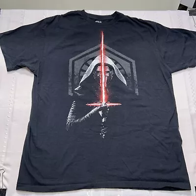 Buy Star Wars The Force Awakens Kylo Ren T-Shirt - Adult Size XLarge • 11.36£