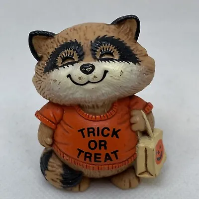 Buy Shirt Tales Raccoon Halloween Hallmark Merry Miniature 1983 C1 • 12.54£