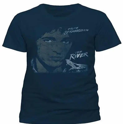 Buy Official Bruce Springsteen The River Blue T Shirt Bruce Springsteen Tee • 12.95£