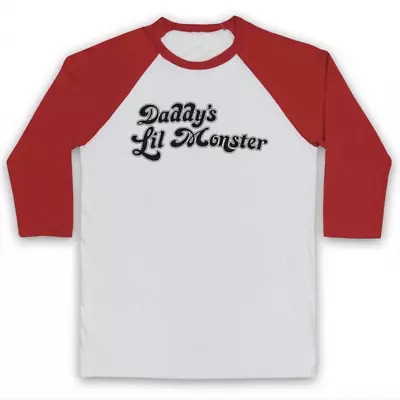 Buy Daddy's Lil Monster Unofficial Harley Quinn Suicide 3/4 Sleeve Baseball Tee • 23.99£