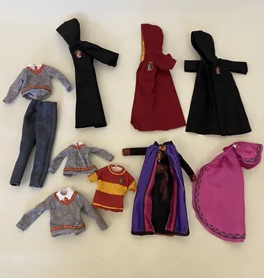 Buy Harry Potter Spare Dolls Clothes Bundle 10 Items Black/Red Robes Cloaks Jumpers • 15£