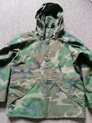 Buy US Army Camo Cold Weather Parka ECWS Size Medium Short Official Issue P2p 24  • 19£