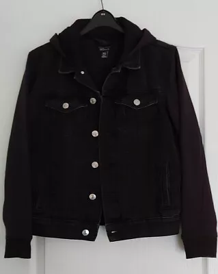 Buy Boys Black ,New Look 915 Generation, Denim/ Jersey Jacket Age 12 • 9.99£