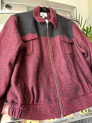 Buy 1950’s Gab Jacket. Classic Rockabilly Blouson Style .Atomic Fleck. Size 46 .NEW • 125£