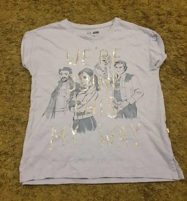 Buy Gap Star Wars 'We're Doing This My Way' T-shirt Age 10-11 Years • 2.50£