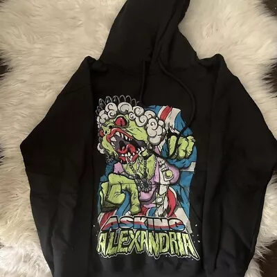 Buy Asking Alexandria Elizabeth Uk Bulldog Hoodie Hooded Sweatshirt New Official • 15£