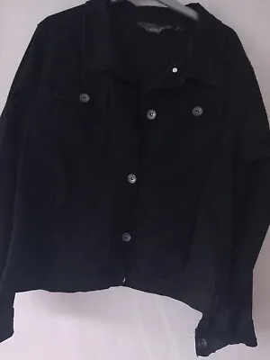 Buy Enzo Womens Denim Jacket Ladies Stretch Casual Button Up Size Large New No Tags • 4£