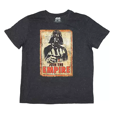 Buy STAR WARS Darth Vader Mens T-Shirt Grey 2XL • 10.99£