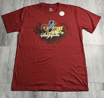 Buy Guardian Angel Singapore Mens Red T Shirt  Size XL • 14.99£