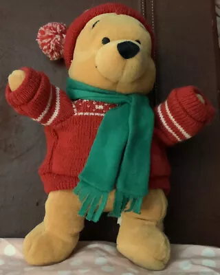 Buy Disney Store Exclusive Winnie The Pooh Christmas Jumper Plush Beanie • 10£