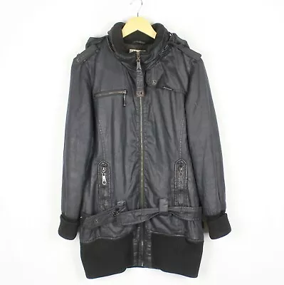 Buy KHUJO CYPRESS Women's Hooded Jacket Size XXL Insulated Blue Full Zip S8035 • 49.95£
