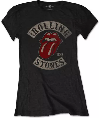 Buy The Rolling Stones Tongue Patch 1978 Womens Fitted T-Shirt • 16.59£