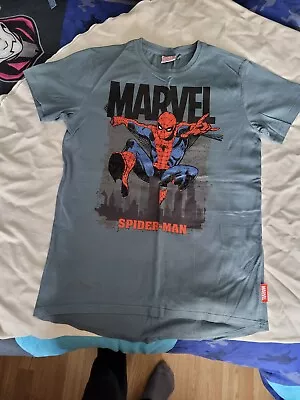 Buy Boys Next Marvel T Shirt 12 Yrs • 2.75£
