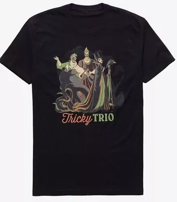Buy Disney Villians Tricky Trio Tshirt M Maleficent Hades Ursula Brand New • 15.16£