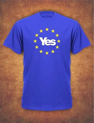Buy  Yes Scotland EU Brexit Referendum Scottish Independence T-shirt Royal Blue • 11.95£