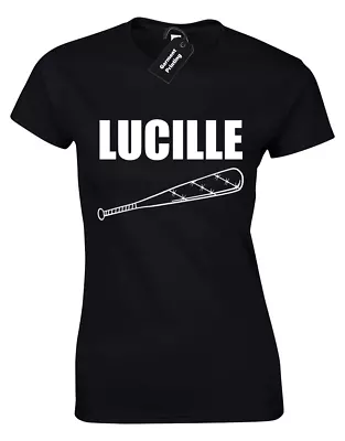 Buy Lucille Bat Ladies T Shirt The Walking Negan Rick Dead Zombies Grimes Cool Daryl • 8.99£