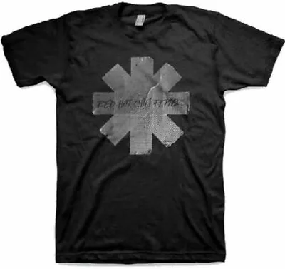 Buy Official Red Hot Chili Peppers Asterisk Duct Tape Mens Black T Shirt RHCP Tee • 17.95£