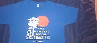 Buy T Shirt Blue Xl.Neil Young. Harvest Moon.CSNY • 14.99£