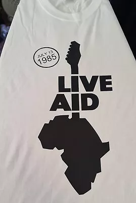Buy Live Aid 1985 Replica T-Shirt, Free UK Mainland Delivery (Sizes S,M,L,XL,XXL) • 15£
