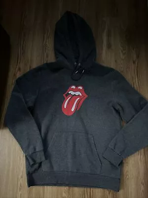 Buy Primark The Rolling Stones Logo Grey Hoodie Size 2xl • 12.50£