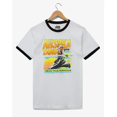 Buy Star Wars Ahsoka Tano Jedi Warrior Ringer T-Shirt Size 2X  • 23.62£