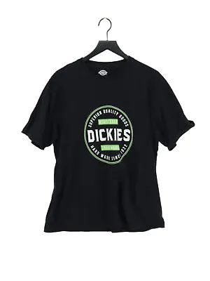 Buy Dickies Men's T-Shirt XXL Black 100% Cotton Basic • 17.20£