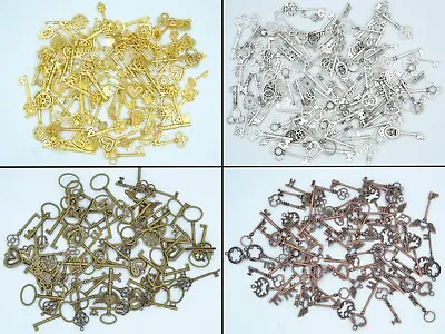 Buy Keys Steampunk Mix Of Sizes & Colours Vintage Charms Parts Jewellery Findings • 8.29£