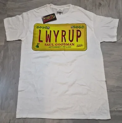 Buy LWYRUP Lawyer Up Better Call Saul Goodman Unisex Funny T Shirt Bnwt Medium White • 6.99£