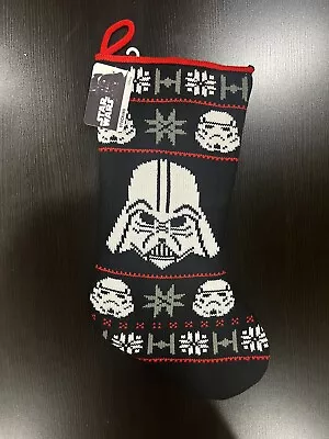 Buy NEW Star Wars Darth Vader Stormtrooper Ugly Sweater Knit Christmas Stocking • 23.15£