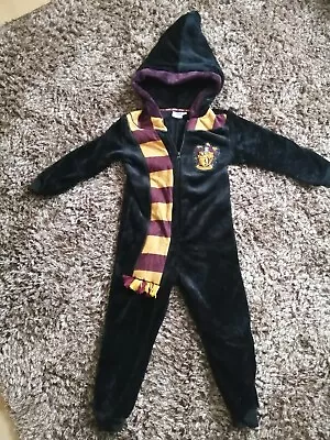 Buy Harry Potter Gryffindor All In One Pyjamas Age 5-6 Years • 5£