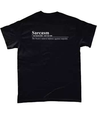 Buy SARCASM DEFINITION Mens Funny T-Shirts Novelty T Shirt Clothing Tee Joke Gift • 9.95£