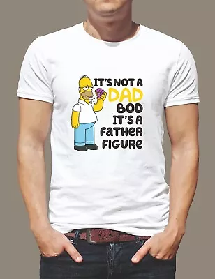 Buy Homer Simpson T-Shirt For Dad - Daddy DAD BOD | Father Figure The Simpsons • 15.99£