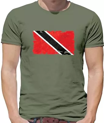 Buy Trinidad And Tobago Grunge Style Flag - Mens T-Shirt - Port Of Spain Caribbean • 13.95£