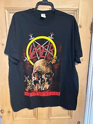 Buy SLAYER T-Shirt XL South Of Heaven OFFICIAL Unworn Rock Metal • 5£