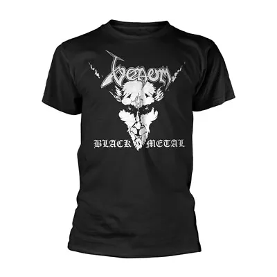 Buy Venom 'Black Metal - White Print' Black T Shirt - NEW • 16.99£