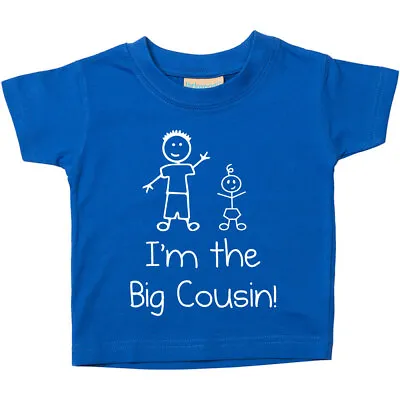 Buy 60 Second Makeover Limited I'm The Big Cousin Blue Tshirt • 11.99£