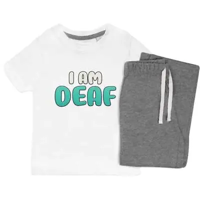 Buy 'I Am Deaf' Kids Nightwear / Pyjama Set (KP039099) • 14.99£