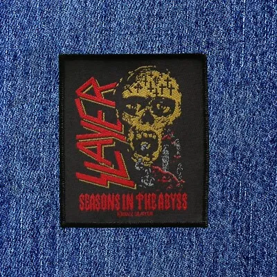 Buy Slayer - Seasons In The Abyss (new) Sew On Woven Patch Official Band Merch • 4.75£
