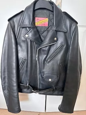 Buy Vintage 1980s Schott Perfecto One Star 613 Leather Double Riders Jacket Size 38 • 299.95£