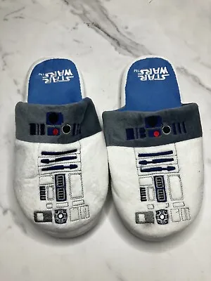 Buy Star Wars Slippers Men’s R2D2 Slip On House Shoes Loafers • 8.99£