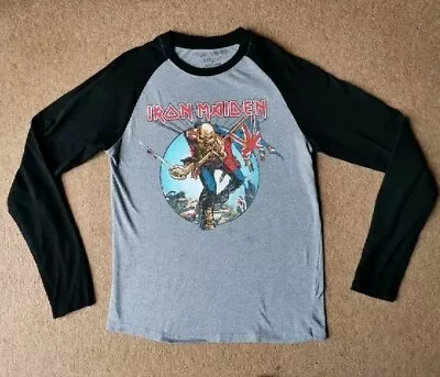 Buy Iron Maiden, The Trooper.                   Long Sleeved  Raglan T Shirt Medium • 8£